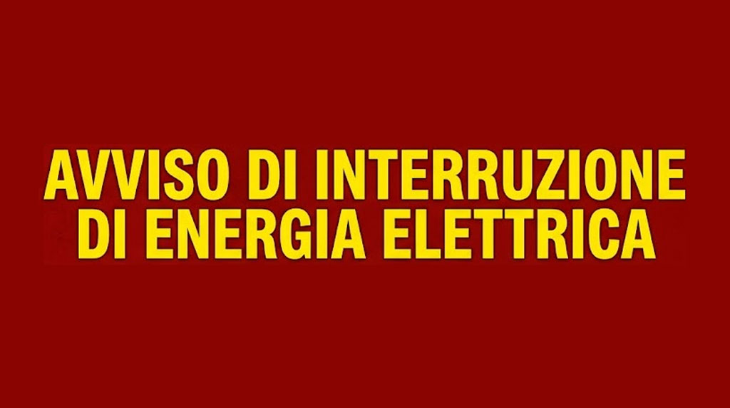 Sospensione attività didattiche per interruzione energia elettrica – sede centrale